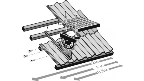 Мостик переходной для натуральной черепицы